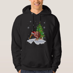 Veste À Capuche Kiwi Oiseau Amant Cadeau Santa Hat Kiwi Noël