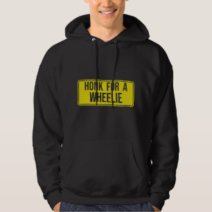 Veste À Capuche Klaxon pour un wheelie, cascade de moto en freesty