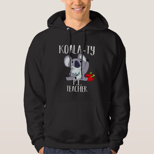 Veste À Capuche Koala-Ty Pe Enseignant École Phys Ed Enseignant Ko (Devant)