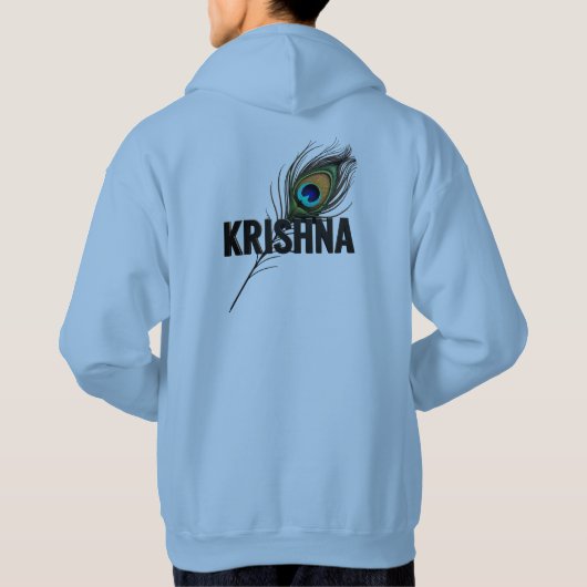 Veste À Capuche KRISHNA avec plumes de paon (Dos)