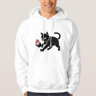 Veste À Capuche Kuching Pickleball Club Manga Cat Design