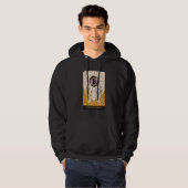 Veste À Capuche La carte de tarot Bitcoin Magic Hands (Devant entier)