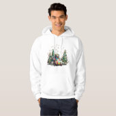 Veste À Capuche La collection "Concrete Dreamer" : Abstrait 3D Gra (Devant entier)
