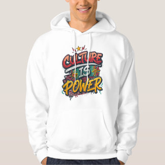 Veste À Capuche La culture est le pouvoir T-shirt à capuche Mois d
