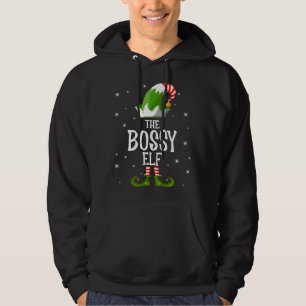 Veste À Capuche La famille des elfes Bossy qui correspond à Noël