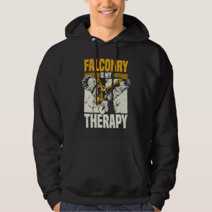Veste À Capuche La fauconnerie est ma thérapie Fauconnier