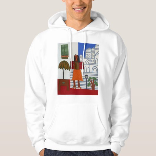 Veste À Capuche La fille gitane devant Sacre Coeur 2006 (Devant)