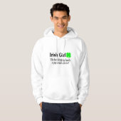 Veste À Capuche La fille irlandaise le meilleur ami potable un (Devant entier)
