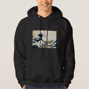 Veste À Capuche La Grande Vague au large de Kanagawa Hokusai, art 