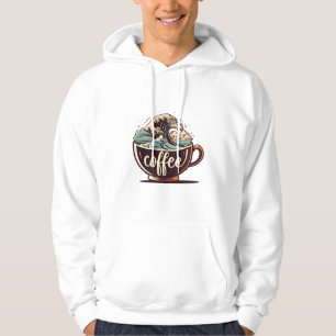 Veste À Capuche La Grande Vague De Café
