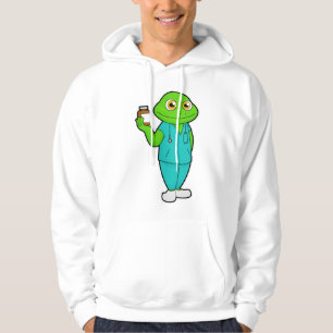 Veste À Capuche La grenouille en tant qu'infirmière en médecine et