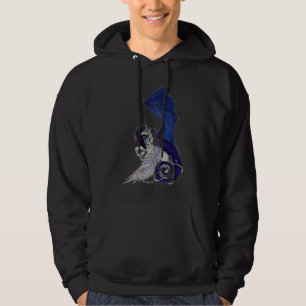Veste À Capuche La licorne et le dragon éternels d'étreinte