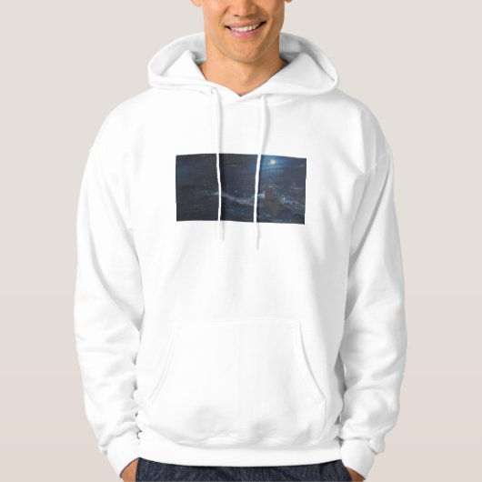 Veste À Capuche La lune de conte de dire (Devant)
