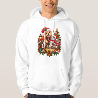 Veste À Capuche La magie de la veille de Noël – Chien retriever do