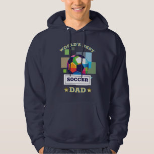 Veste À Capuche La meilleure Fête des pères de papa de football au