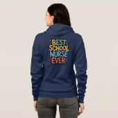 Veste À Capuche La meilleure infirmière jamais (Dos entier)