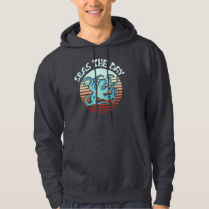 Veste À Capuche La Mer Le Jour   Vibes d'été Octopus