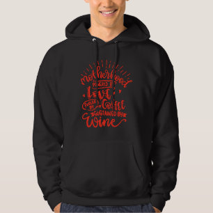 Veste À Capuche La Mère Alimentée Par L'Amour Alimentée Par Le Caf