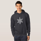 Veste À Capuche La neige répand le bonheur (Devant entier)