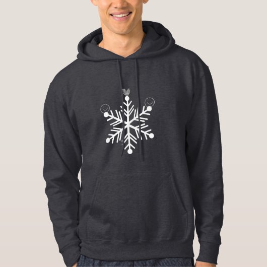Veste À Capuche La neige répand le bonheur (Devant)