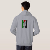 Veste À Capuche La Palestine libre maintenant ! (Dos entier)