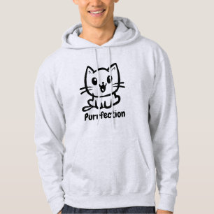 Veste À Capuche La perfection, très mignon chat d'anime