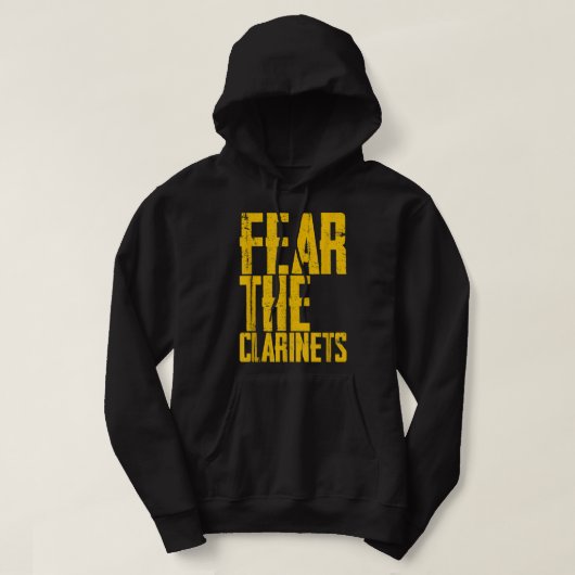 Veste À Capuche La Peur Des Clarinets —2 (Design devant)
