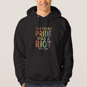 Veste À Capuche La première fierté était une émeute LGBT Gay Ally