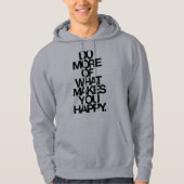 Veste À Capuche La puissance de la citation de pensée positive Aph (Devant)