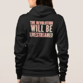Veste À Capuche La révolution sera livestreamed (Dos)