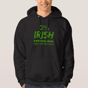 Veste À Capuche La Saint-Patrick celtique 0 Embrasse-moi quand mêm