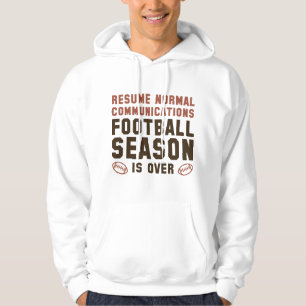 Veste À Capuche La saison de football est terminée