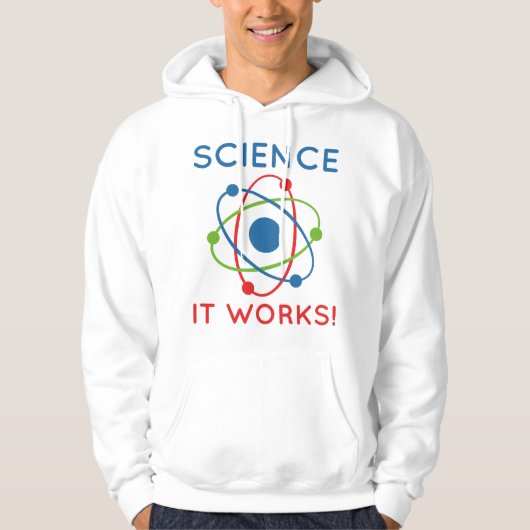 Veste À Capuche La science ça marche ! (Devant)