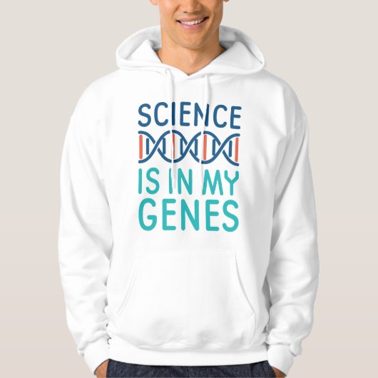 Veste À Capuche La science est dans mes gènes (Devant)