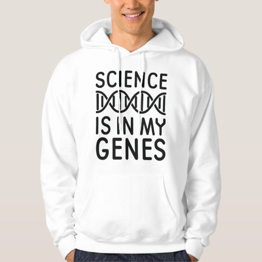 Veste À Capuche La science est dans mes gènes (Devant)