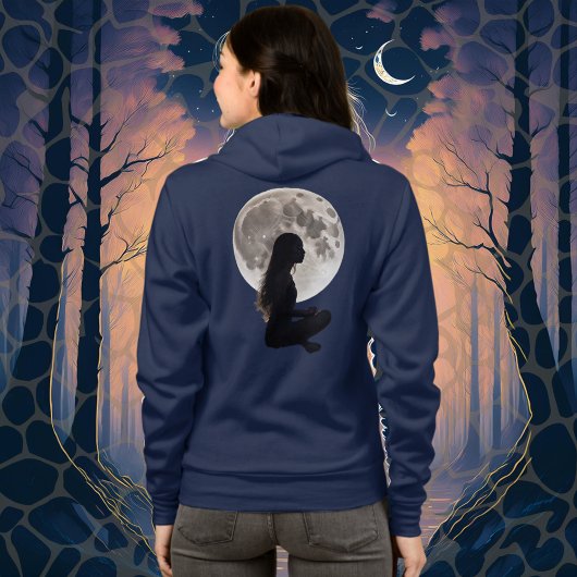 Veste À Capuche La sérénité lunaire de l'harmonie