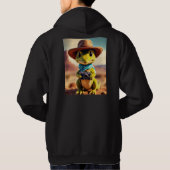 Veste À Capuche La silhouette emblématique d'une guitare, ses cour (Dos)