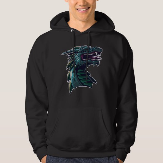 Veste À Capuche La Tête du Dragon (Devant)