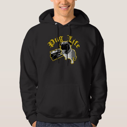 Veste À Capuche La vie de carlin (Devant)