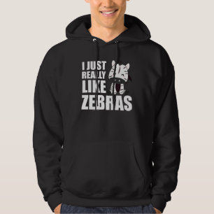 Veste À Capuche La Vie Est Meilleure Avec Zebras - Cute Zebra
