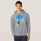 Veste À Capuche La vie est une plage (Devant entier)