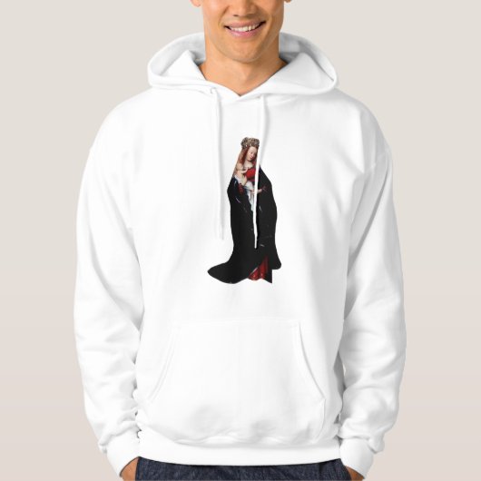 Veste À Capuche La Vierge dans l'Eglise par Jan van Eyck (Devant)