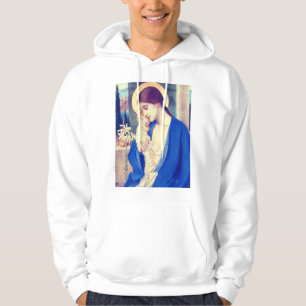 Veste À Capuche La Vierge Marie et l'Enfant Jésus grâce de la Rena