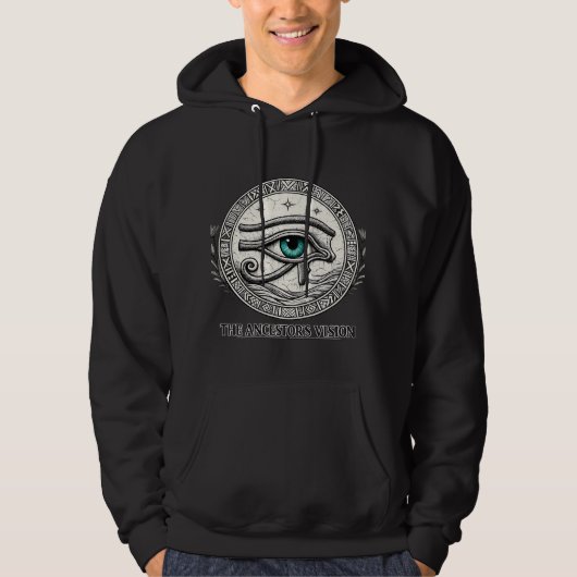 Veste À Capuche La Vision de l'Ancêtre | Œil d'Horus (Devant)