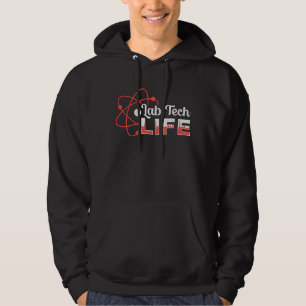 Veste À Capuche Lab Tech Vie Laboratoire Science Technicien Cadeau