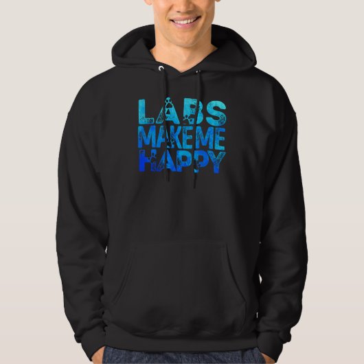 Veste À Capuche Laboratoire de récupération du Labrador (Devant)