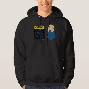 Veste À Capuche Labrador In Breast Pocket Warning Guard Chien