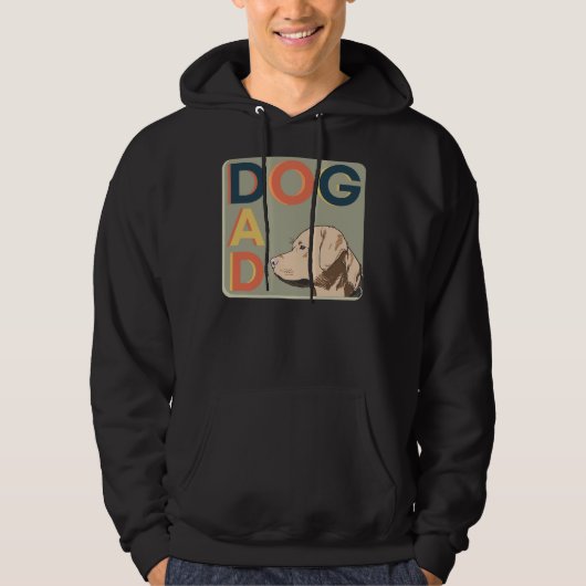 Veste À Capuche Labrador Retriever Papa (Devant)