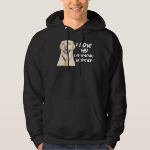 Veste À Capuche Labrador Retriever Portant Une Médaille D'Or J'Aim