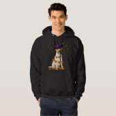 Veste À Capuche Labrador Wizard Casquette Tree Lights Citrouille P (Devant entier)